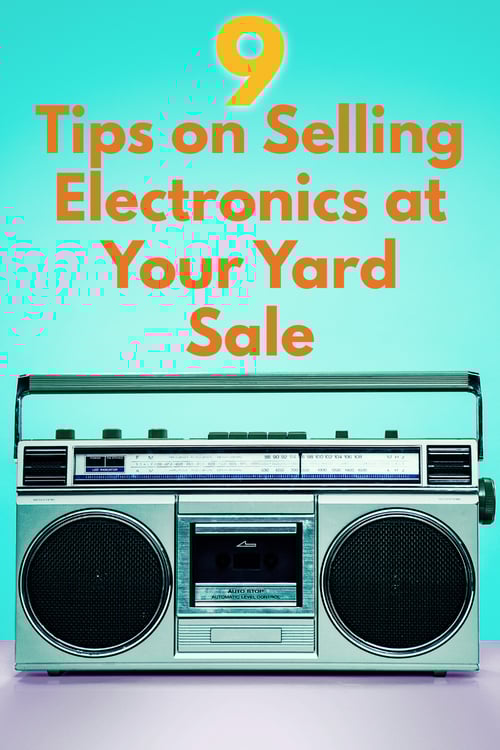 9 Tips on Selling Electronics at Your Yard Sale