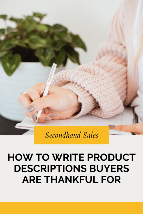 How to Write Product Descriptions Buyers Are Thankful For pin