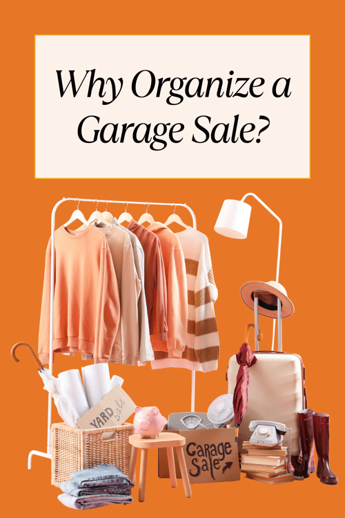 Why Organize a Garage Sale pin