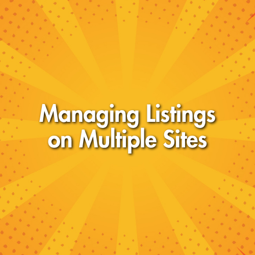 Managing Listings on Multiple Sites